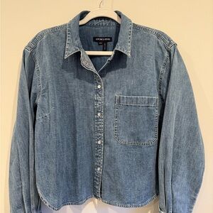 Veronica Beard Indigo Denim Top